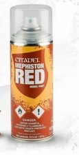 CITADEL COLOUR MEPHISTON RED MODEL SPRAY PAINT NEW