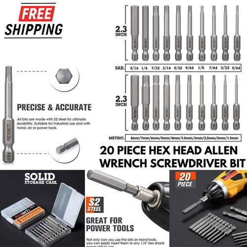 Allen Wrench Screwdriver Bit Set 