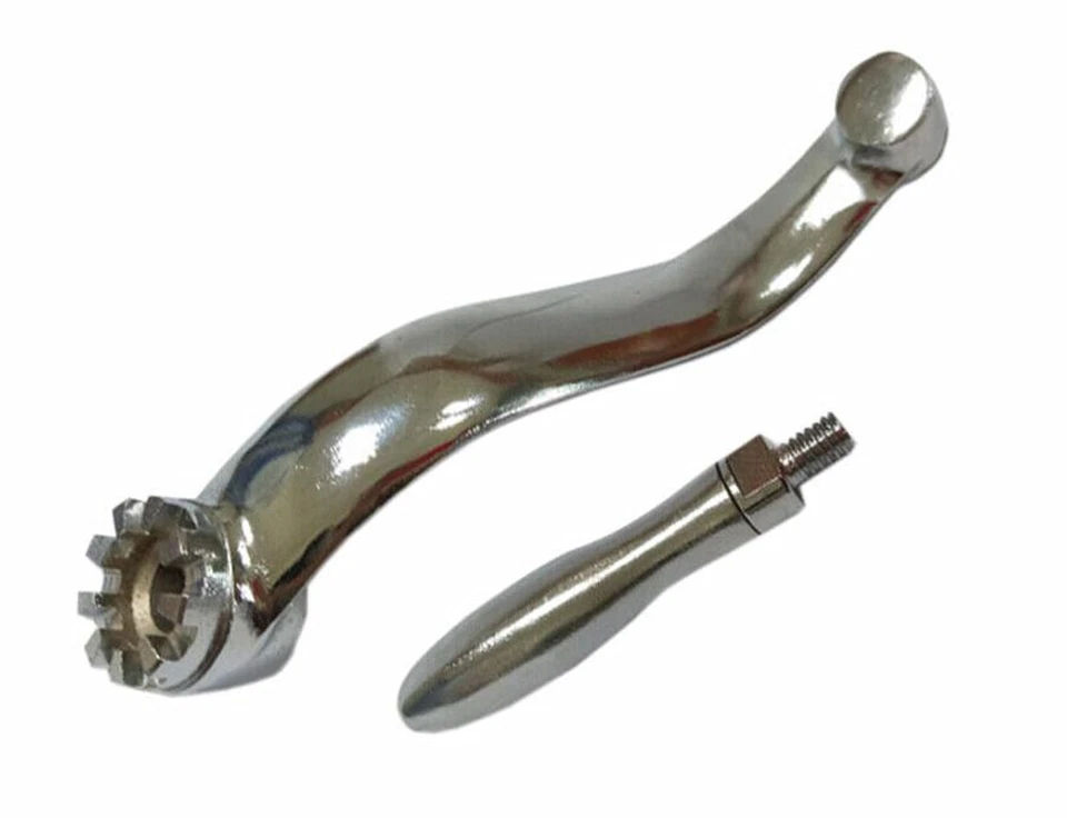 1Set CNC Milling Machine Handle Vertical Mill Elevating Knee Crank Bar Mill Part - Image 3 of 4