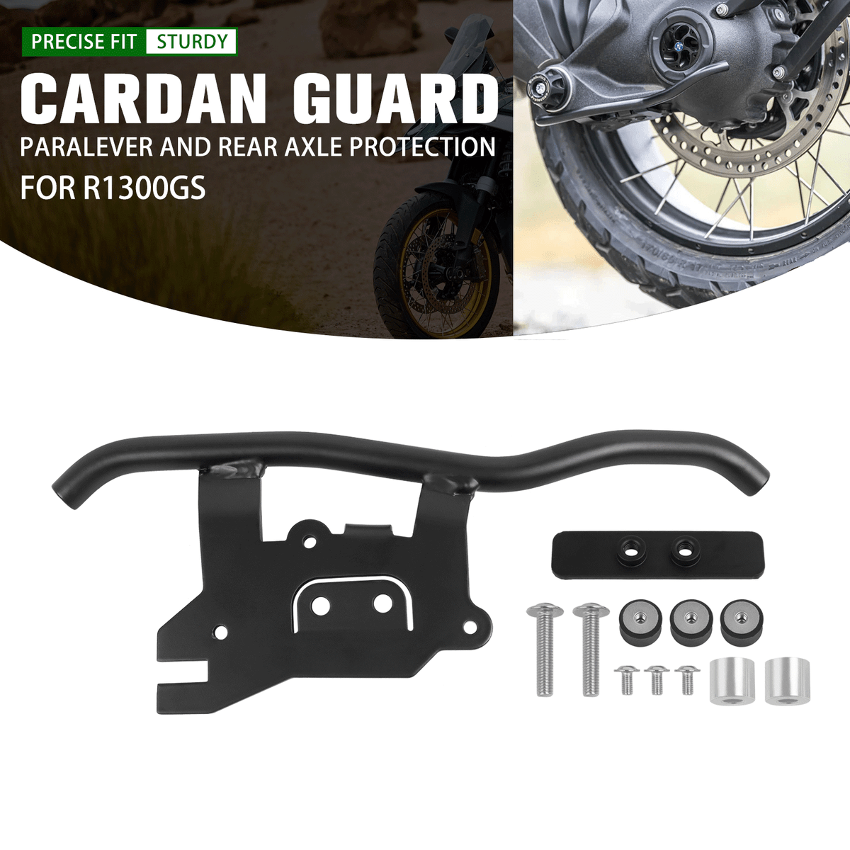 Cardan Protection Bar And Rear Axle Protection For BMW R1300GS 2023-2025  ADV 24+
