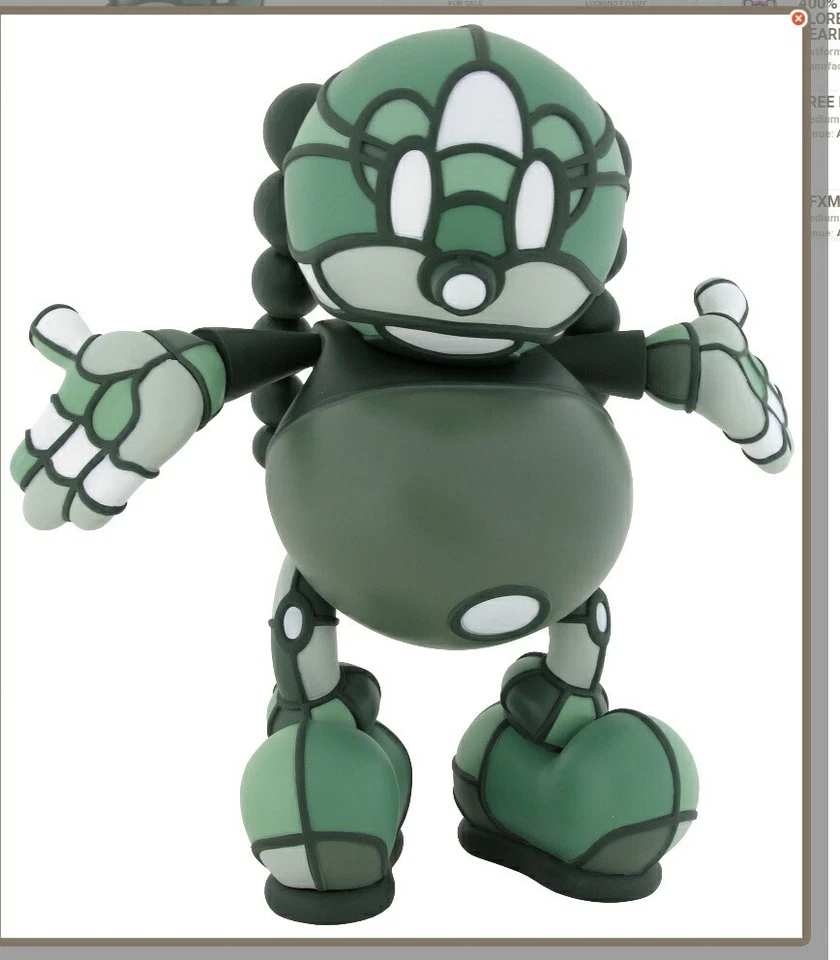 Kon Artis (Green) by Dave Flores - 8.5" 2006, Kidrobot - Ltd to 100, Loose/Comp. - Image 4 of 4