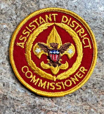 Vintage Boy Scout Assistant District Commissioner Position Patch | eBay