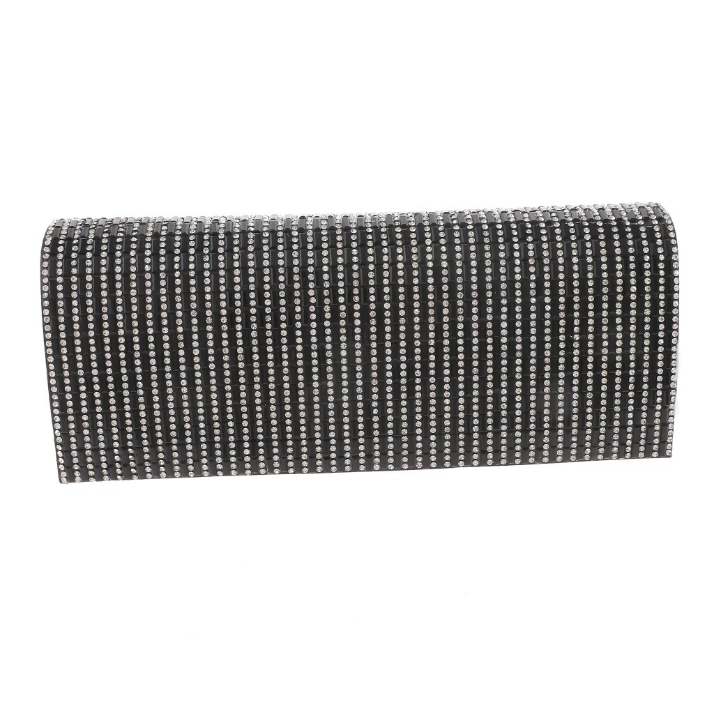 Fashion Satin Fabric Clutch Bag PDP011-BLK