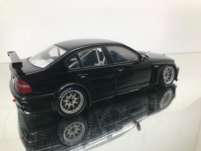 AUTOART 80549 BMW 320I E46 WTCC PLAIN BODY VERSION -BLACK 1:18