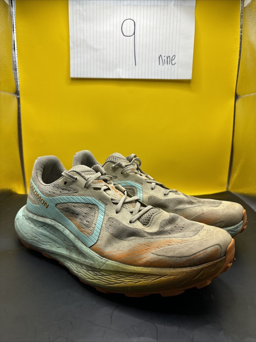 Salomon Glide Max TR Running Shoe Orange White Energy Foam  display picture 1
