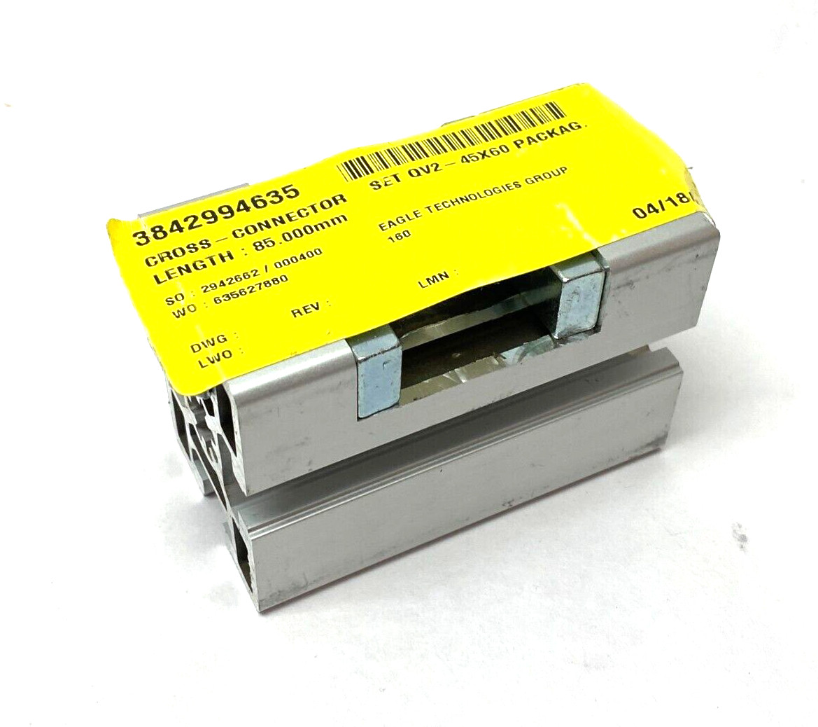 Bosch Rexroth 3842994635 Cross Connector QV2 45x60 85mm Length