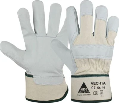 Arbeitshandschuhe Hase VECHTA Montage- u. Bauhandschuhe,Leder Handschuh Gr. 9-11 - Bild 1 von 2