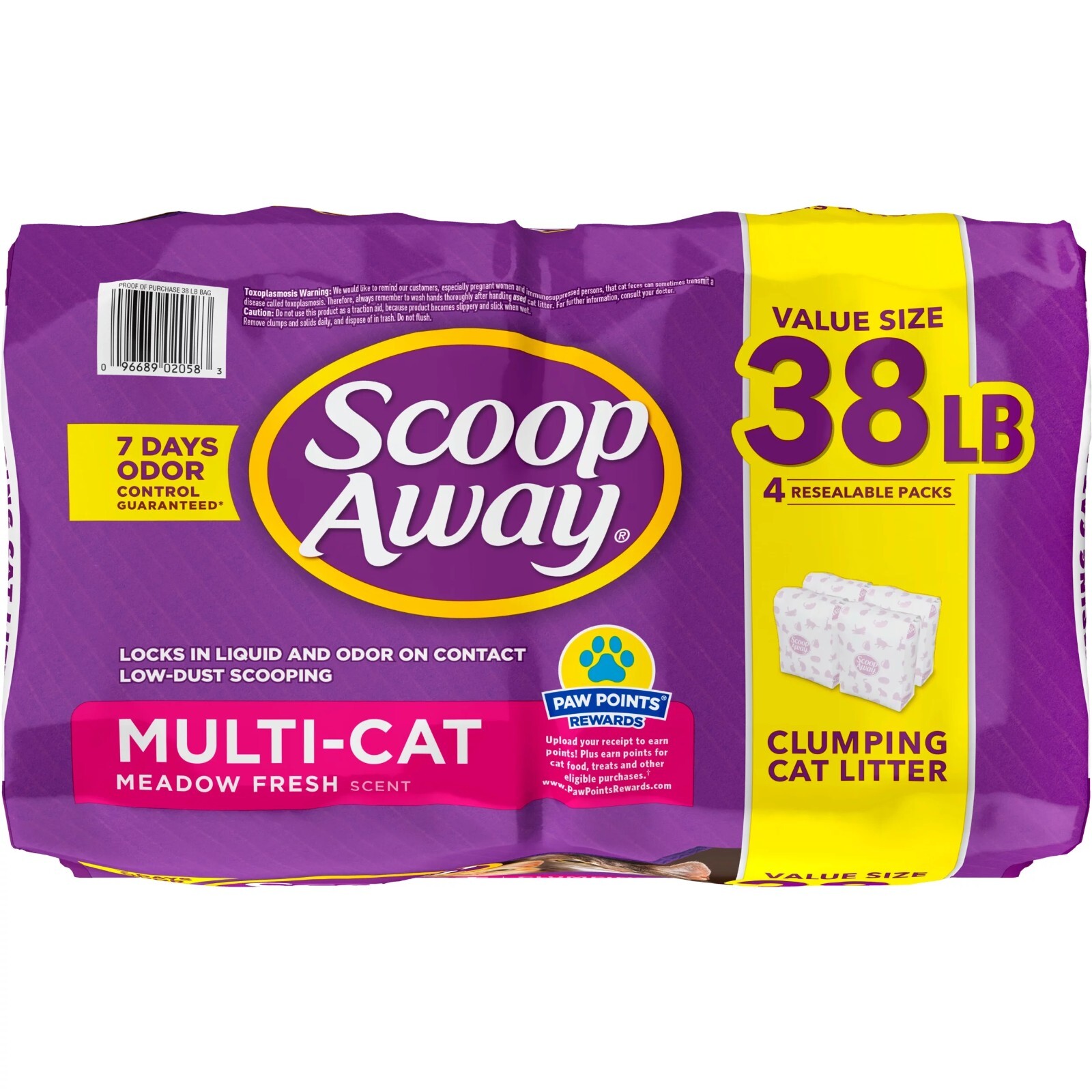 2 Pack, Scoop Away MultiCat, Scented Cat Litter, 38 lbs eBay