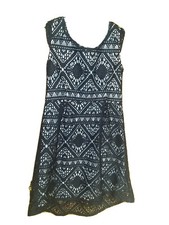 Xhilaration, Size Medium 7-8, Color Black, Lace Kids Dress.