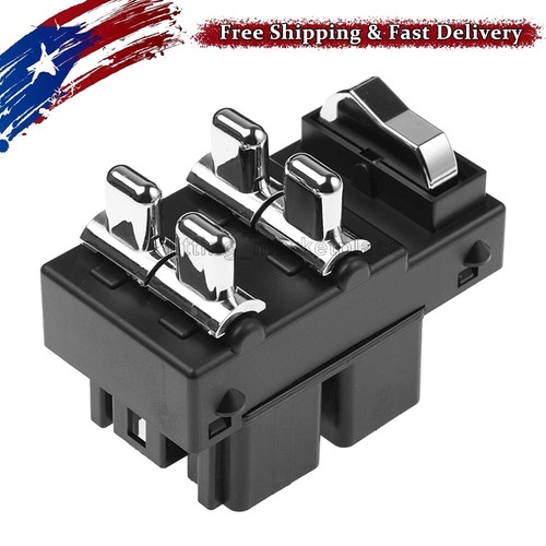 For Lincoln Town Car Driver Side Door Master Power Window Switch F8VZ-14529-AA - Picture 5 of 6