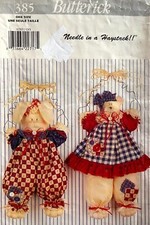 1990's Butterick Wall Hanging Maybearry Muffin Pattern 385 Size 14" UNCUT