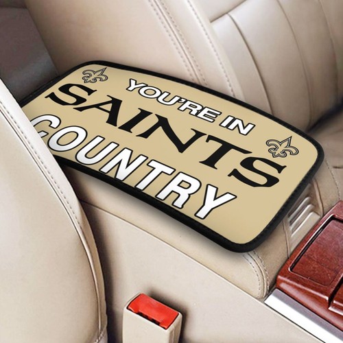 New Orleans Saints Car Armrest Cushion Auto Handrail Box Cover ,fans Gift - Picture 3 of 16