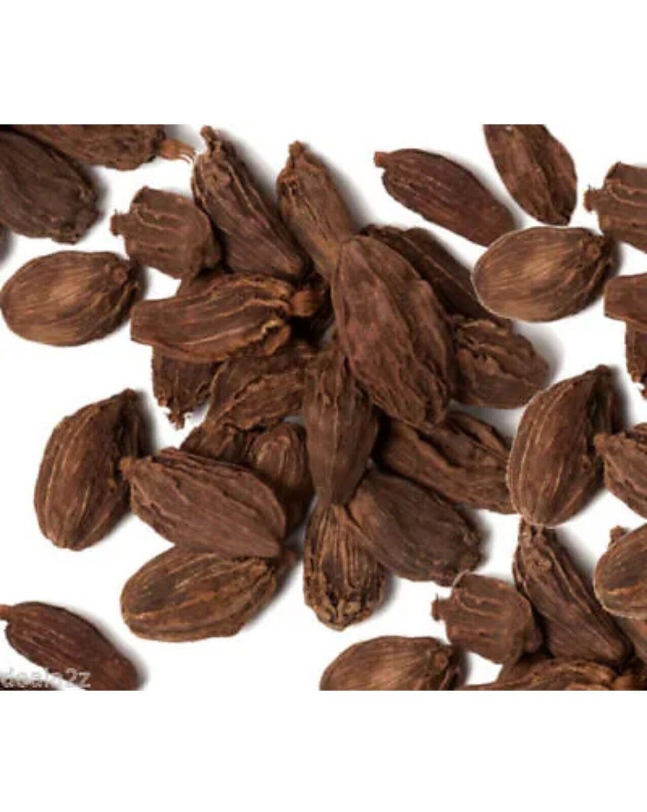 50gm WHOLE BLACK Whole Cardamom Pods Cardamon India SELLER FAST S&H