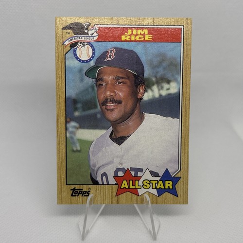 1987 Topps All Star #610 Jim Rice Boston Red Sox MLB Trading Card Vintage Retro