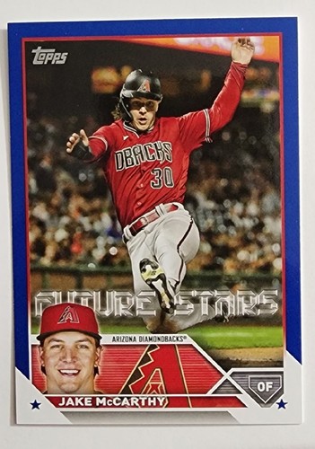 2023 Topps Series 2 Retail Blue Future Stars Jake McCarthy Arizona Diamondbacks