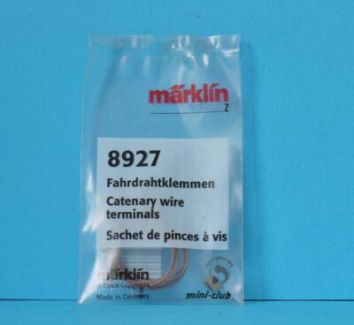 NEU MARKLIN OBERLEITUNGSKABELKLEMMEN 8927 Z STÄRKE CLIPS MINI CLUB MASSSTAB 1:220