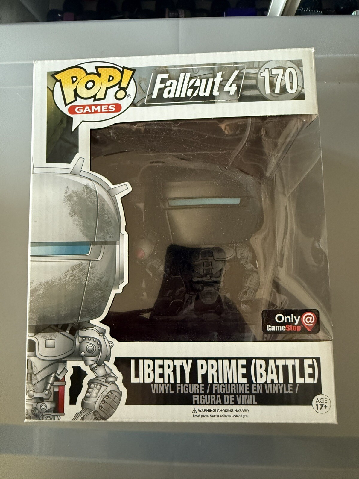 Funko Pop Fallout 4 Vinilo Liberty Prime #170 Exclusivo De Gamestop