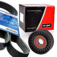 Bosch 6PK1733 Keilrippenriemen + Rolle FüR Citroen C5 Xantia 2.0 Hdi