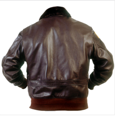 G1 US NAVAL FLIGHT MEN'S BROWN AUTHENTIC SHEEP LEATHER BOMBER