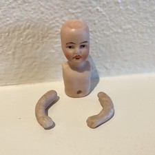 Antique doll bisque Head bent arms