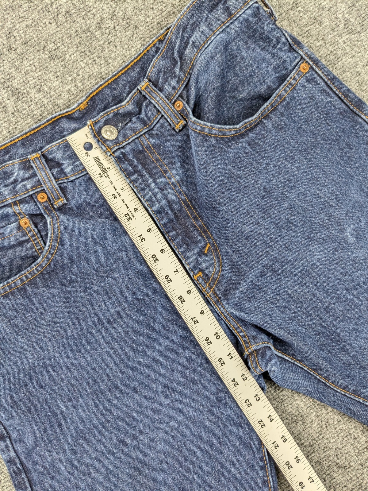 Levi's 517 Bootcut Jeans Men's 34X34 Medium Dark Wash 100 Cotton Denim