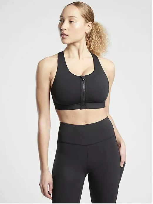 Athleta front closure sports deals bra