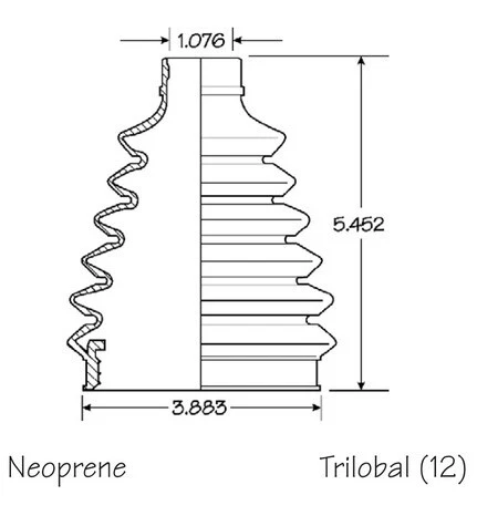 Kit de reparación de arranque CV interior delantero para Ford Ranger 1998-2003 (ver gráfico) Foto 4 de 4