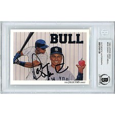 Danny Tartabull Signed 1993 Upper Deck #839 Card AUTO Beckett Slabbed NY Yankees
