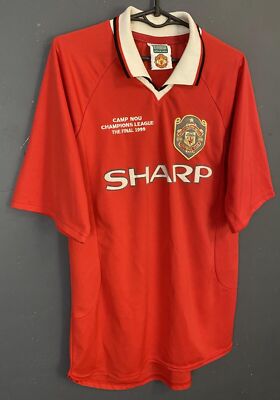 RETRO REPLICA FC MANCHESTER UNITED 1999/2000 SHIRT JERSEY SOCCER