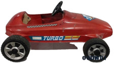 Vintage 1980s Red Comet Turbo Pedal Car