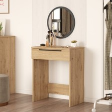 MODALCASA Mobile consolle ingresso salvaspazio specchio toeletta 60 rovere Rubik