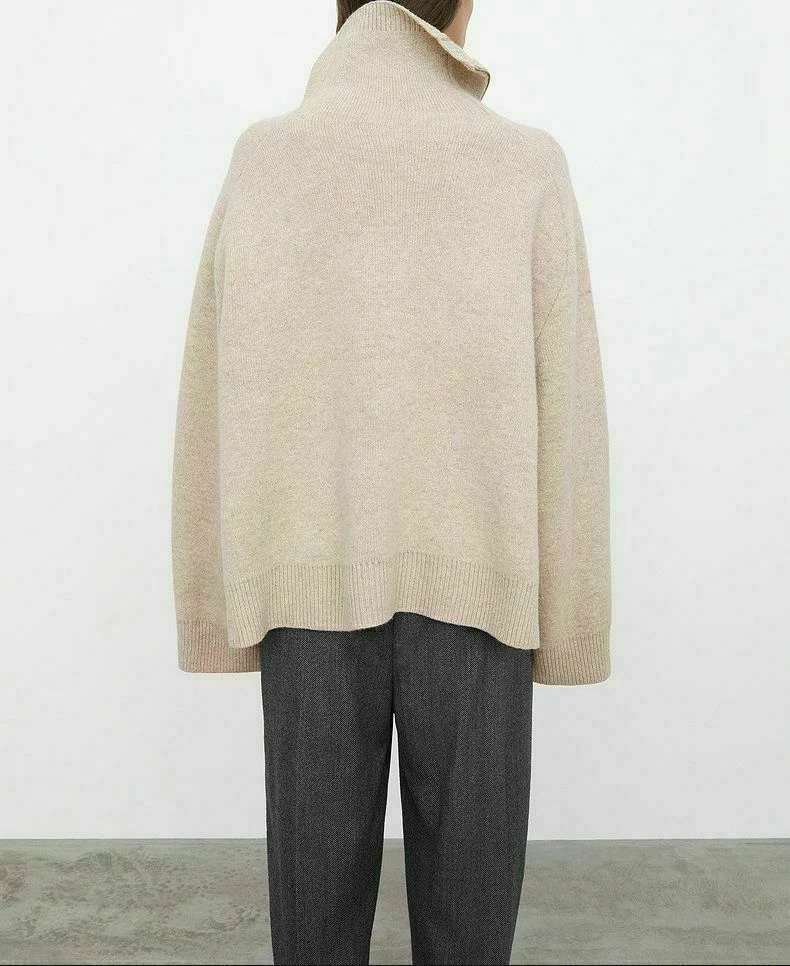 YAK-KNIT PULLOVER SWEATER(TURTLE-NECK)-
