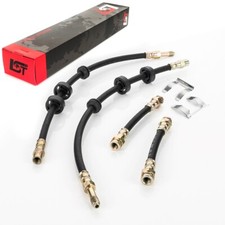 4x Bremsschlauch Leitung Bremse +Haltefeder vorne hinten für Seat Cordoba 6K