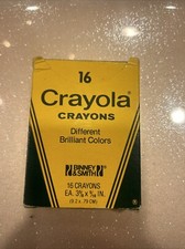 Vintage 16 Crayola Crayons by Binney & Smith - Made in USA