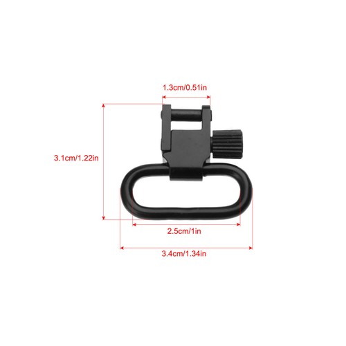 12GA Shotgun Mag Tube Cap Sling Swivel Mount Kit for Mossberg 500