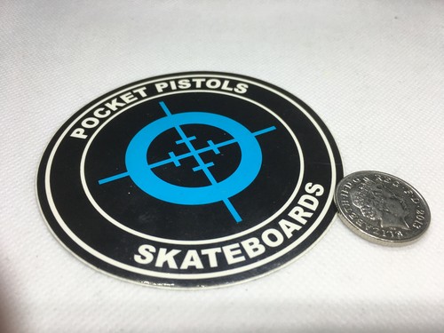 Pocket Pistols Skateboards Telescopic Sight Skateboarding Sticker - Picture 4 of 4