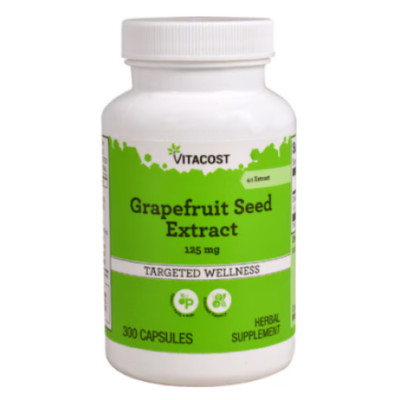Vitacost  Grapefruit Seed Extract  Immune Support  125 mg  300 Capsules  8/2026