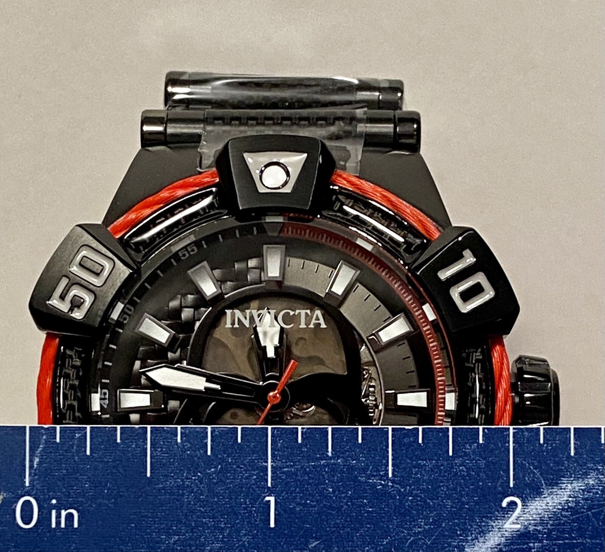 52mm Auto DARTH VADER Black Glass Fiber&Bracelet LE#0130 52mm Auto DARTH VADER Black Glass Fiber&Bracelet LE#0130