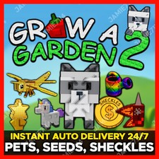 Grow a Garden 2 All Items, Seeds, Sheckles, Gamepass GAG2 Fast Easy