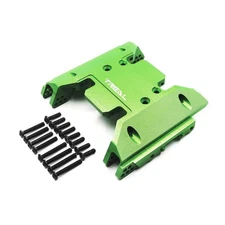 Treal X0034GGU1B CNC Aluminum Center Skid Plate for Axial SCX6 (Green)