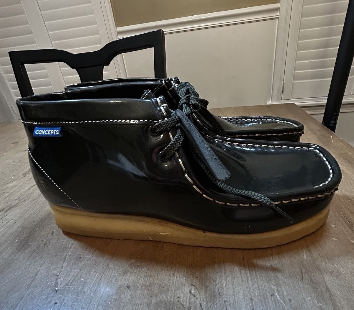 CLARKS×CONCEPTS wallabee Concepts x Clarks Wallabee Moc in Snakeskin & Burgundy Suede