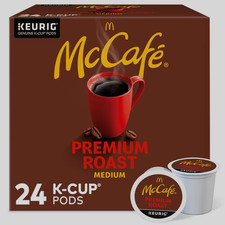McCafe Premium Roast Coffee K-Cup Coffee Pods, Medium Roast, 24 Count
