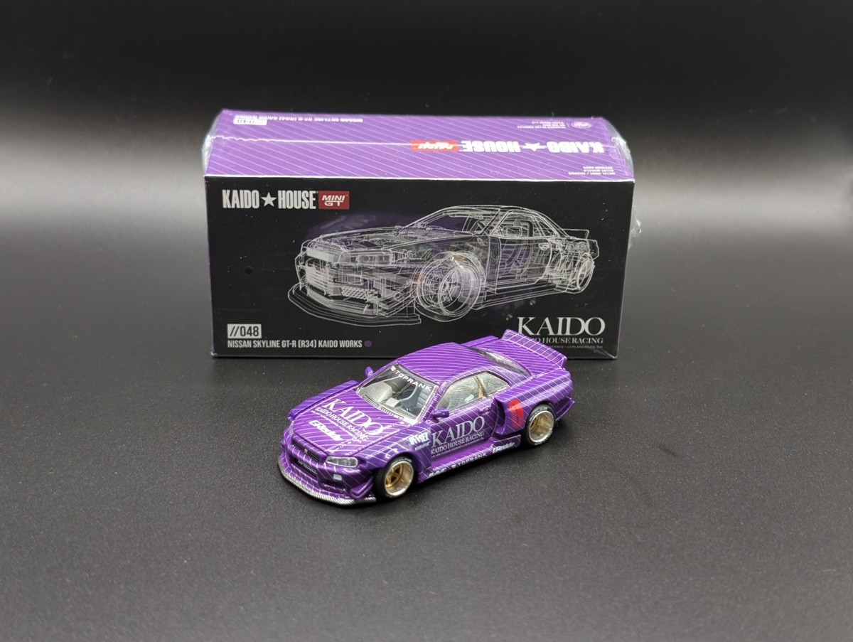 1:64 Kaido House MINI GT Nissan Skyline GT-R R34 Kaido Works