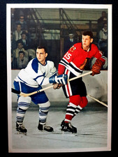 BOB BAUN 1963-64 TORONTO STAR/HOCKEY STARS IN ACTION 63-64 #3       10444