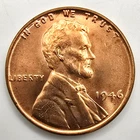 1946 P Lincoln Wheat Cent BU to Choice BU Copper Penny Type Coin Free Ship!