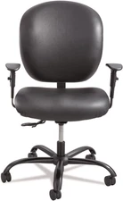 Products 3391BV Alday 24-7 Ergonomic Rolling Task Chair with Vinyl Seat, Optiona