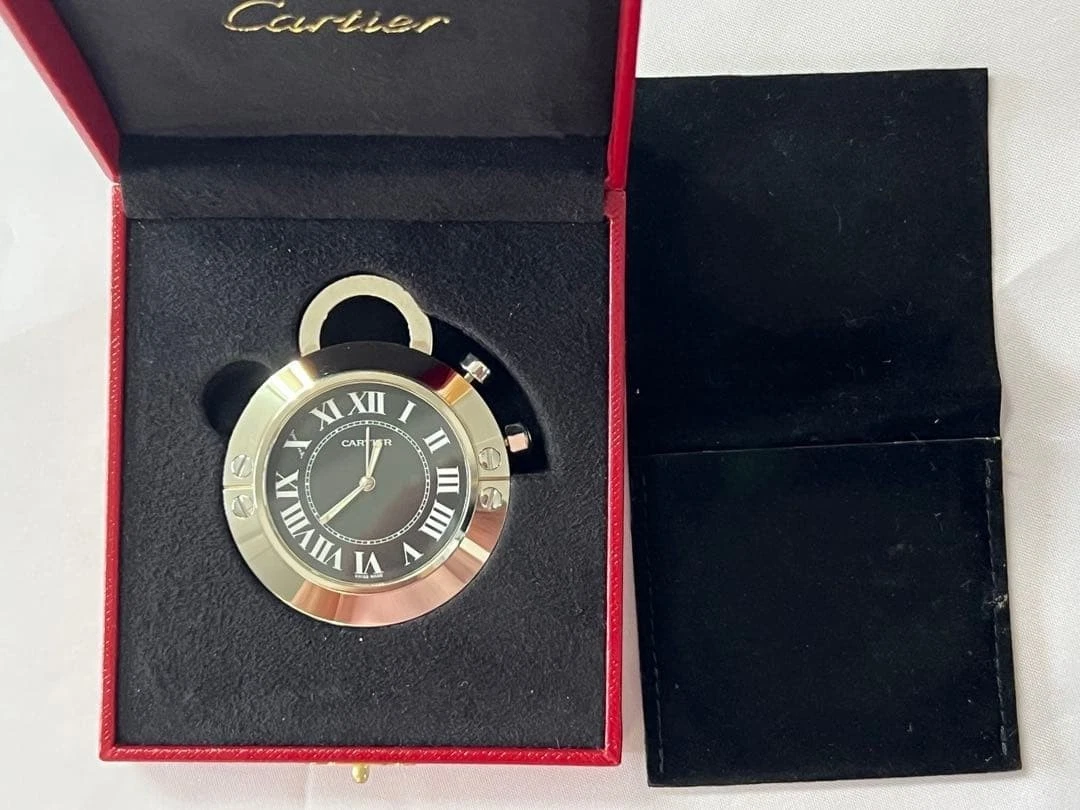 Cartier Travel Clock In Collectible Alarm Clocks (1970-Now) for