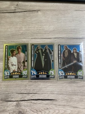Topps Star Wars Force Attax Movie Serie 3 - Konvolut 193-201-202