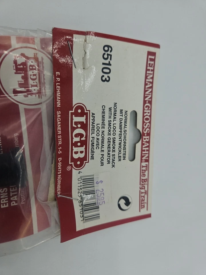 Pila de humo vintage escala G LGB PUEDE SER NUEVA O ABIERTA Y RESELLADA. 65103 Foto 3 de 4