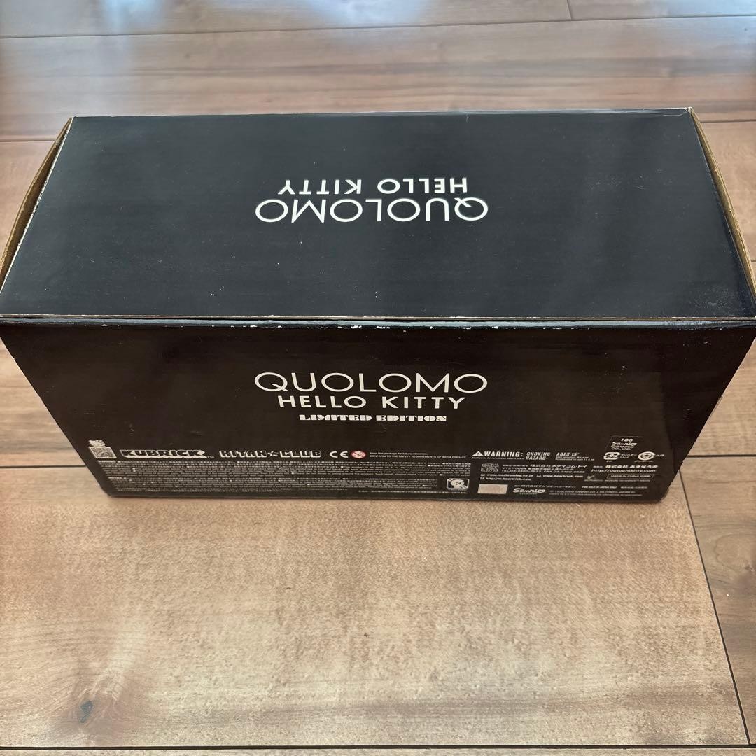 Bearbrick 400% Quolomo Hello Kitty Kubrick Figure Collectible from